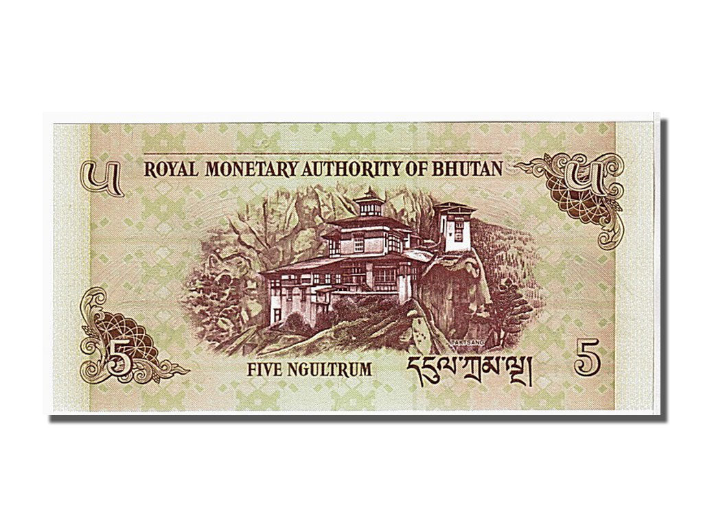 Billete, 5 Ngultrum, 2006, Bután, UNC
