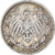 Monnaie, Empire allemand, Wilhelm II, 1/2 Mark, 1905, Stuttgart, TB+, Argent