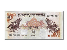 Banknote, Bhutan, 5 Ngultrum, 2006, KM:28a, UNC(65-70)