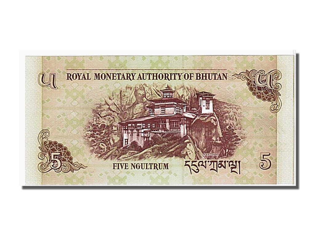 Banknote, Bhutan, 5 Ngultrum, 2006, KM:28a, UNC(65-70)