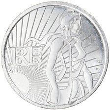 Frankreich, 5 Euro, Semeuse, 2008, Monnaie de Paris, VZ, Silber, Gadoury:EU287