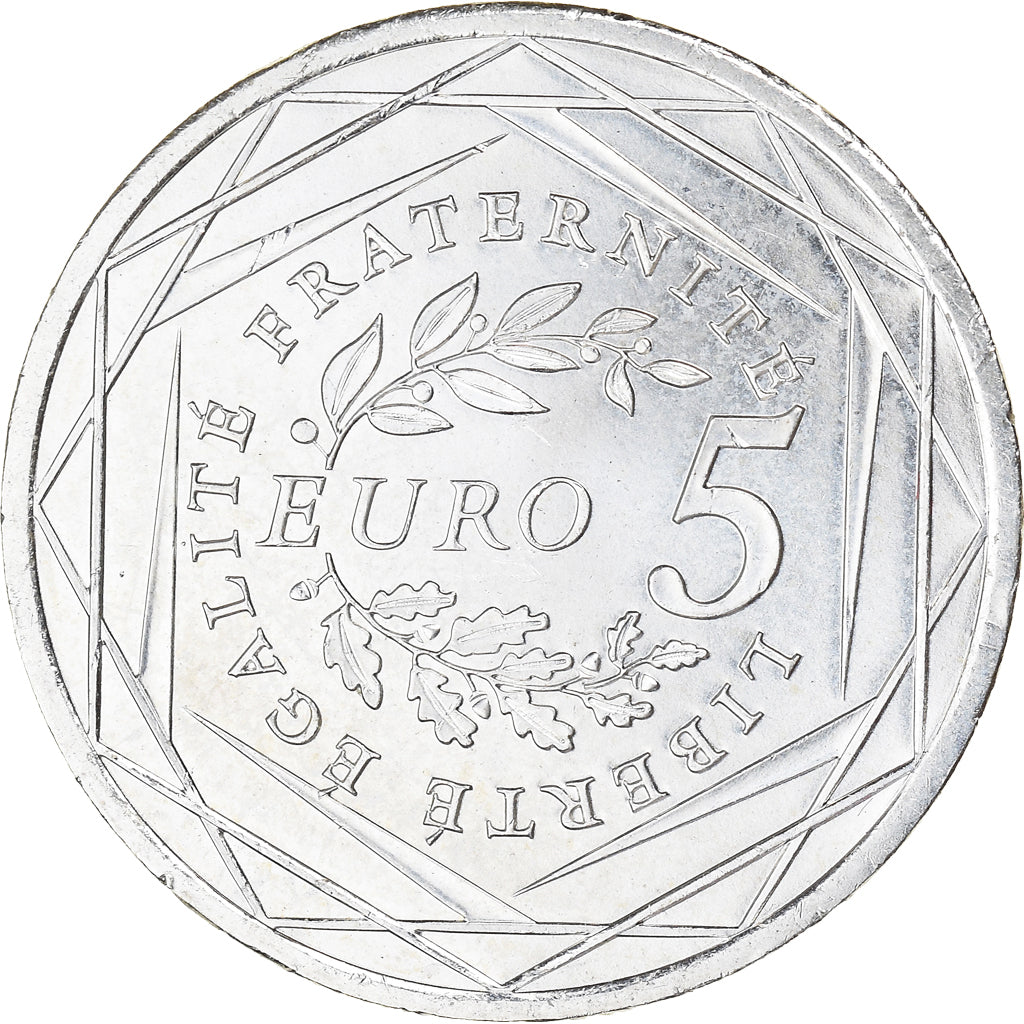 France, 5 Euro, Semeuse, 2008, Monnaie de Paris, SUP, Argent, Gadoury:EU287
