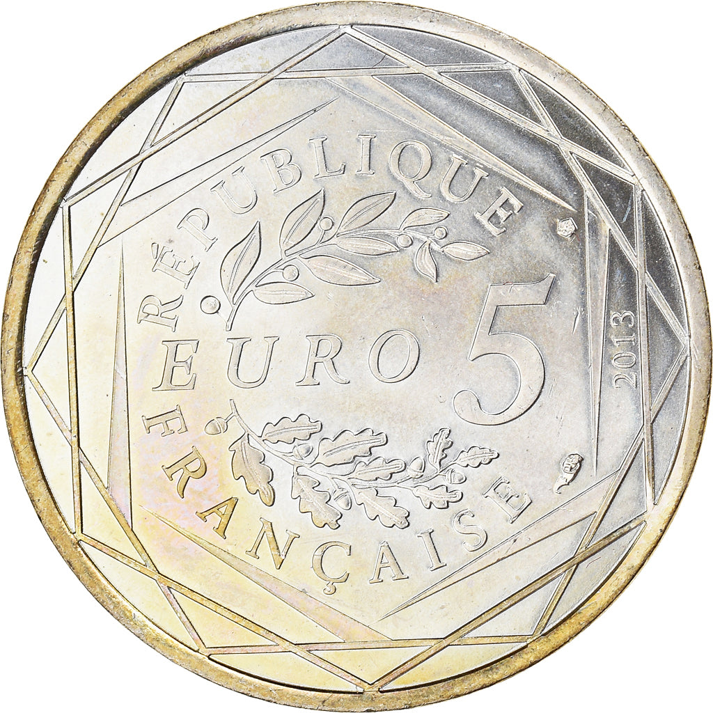 France, 5 Euro, Liberté, 2013, Monnaie de Paris, MS(63), Silver, Gadoury:EU645