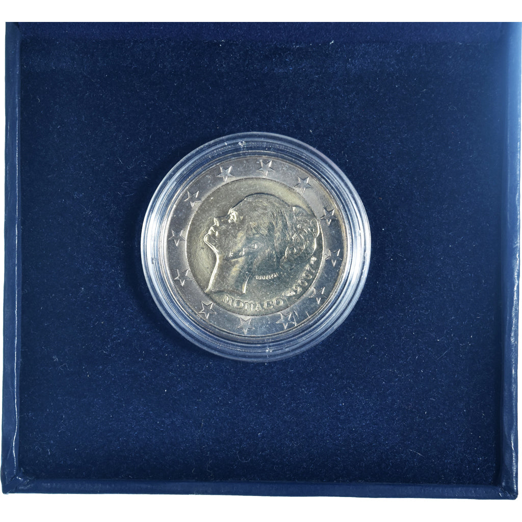 Monaco, 2 Euro, Grace Kelly, BU, 2007, MDP, Bimétallique, FDC, Gadoury:MC 198