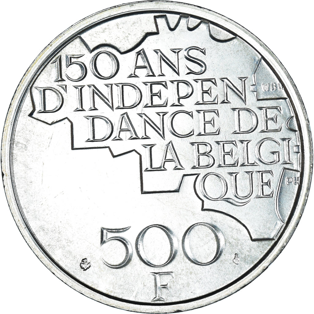 Monnaie, Belgique, Baudouin I, 500 Francs, 1980, Bruxelles, SUP, Silver Clad