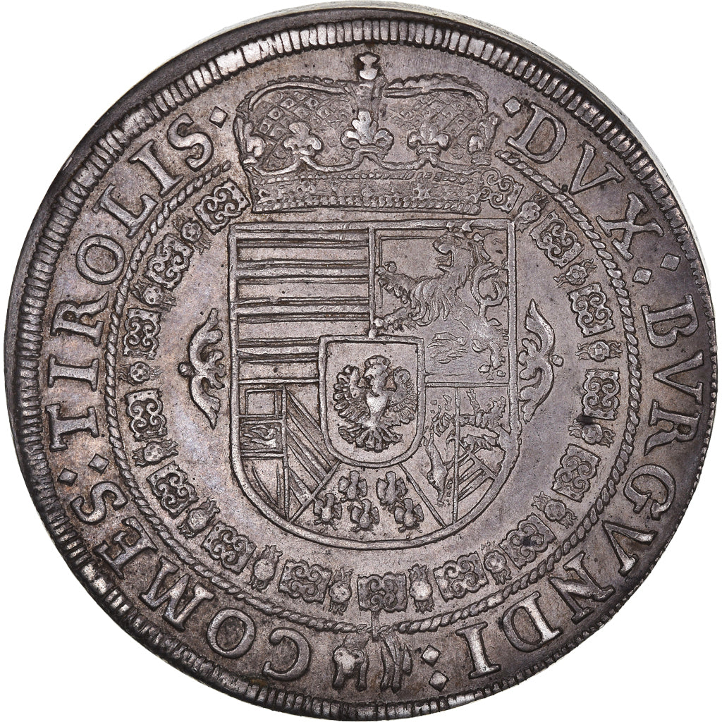 Monnaie, Autriche, Leopold, Thaler, 1632, Hall, posthumous, SUP, Argent