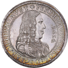 County of Tyrol, Ferdinand Charles, Thaler, 1654, Hall, Plata, EBC+, KM:933.3