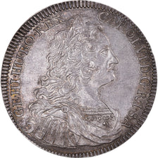 Austria, Karl VI, Thaler, 1733, Hall, Plata, MBC+, KM:1639.1