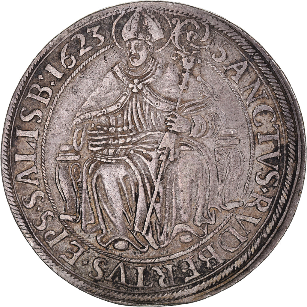 Bishopric of Salzburg, Paris von Lodron, Thaler, 1623, Salzburg, Silver
