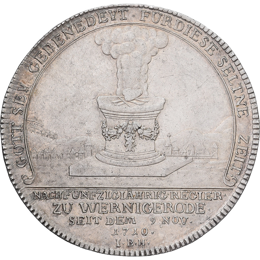County of Stolberg-Wernigerode, Christian Ernst I, Thaler, 1760, Zellerfeld