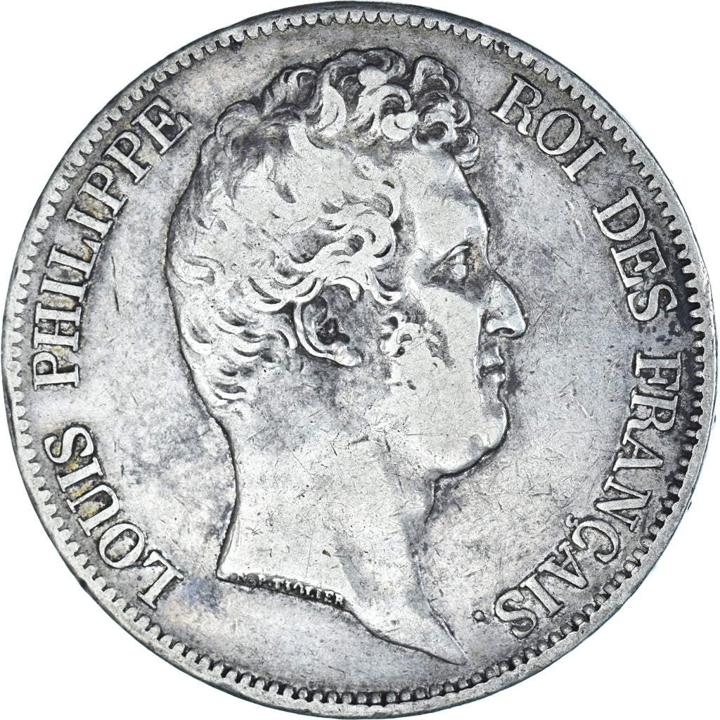 Munten, Frankrijk, Louis-Philippe, 5 Francs, 1830, Lille, FR+, Zilver, KM:737.4