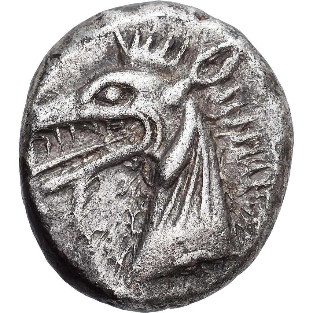 Coin, Caria, Tetrobol, 510/480 BC, Kindya, AU(50-53), Silver, SNG-vonAulock:2340