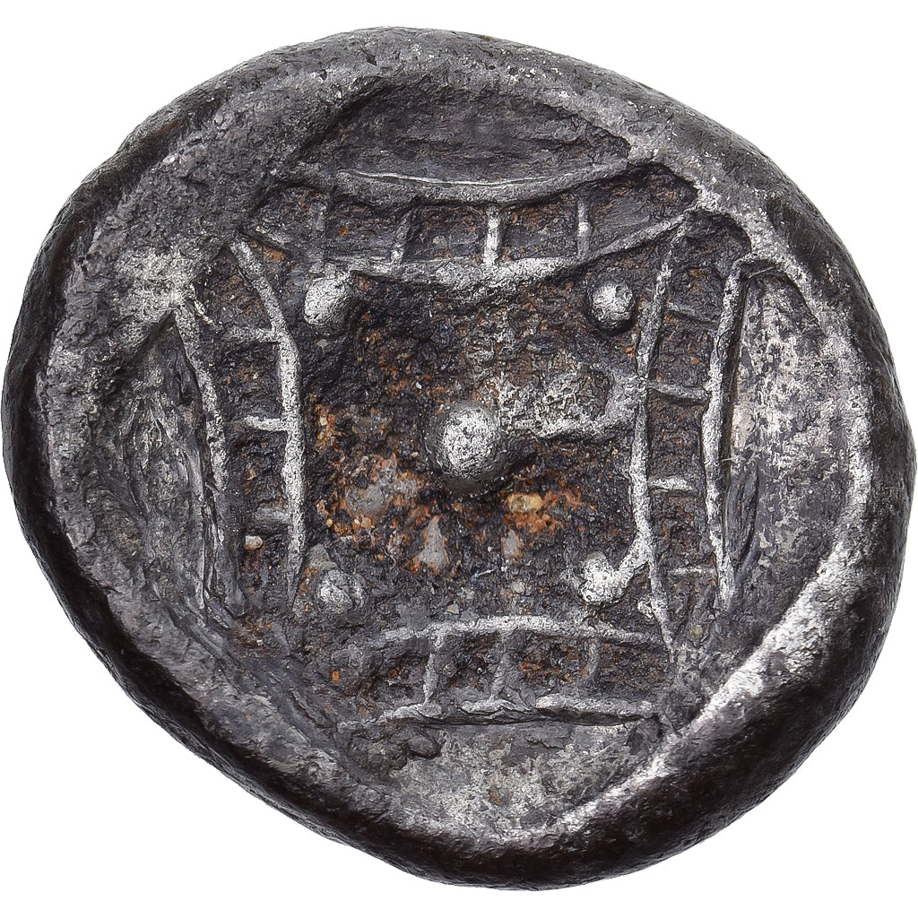 Coin, Caria, Tetrobol, 510/480 BC, Kindya, AU(50-53), Silver, SNG-vonAulock:2340