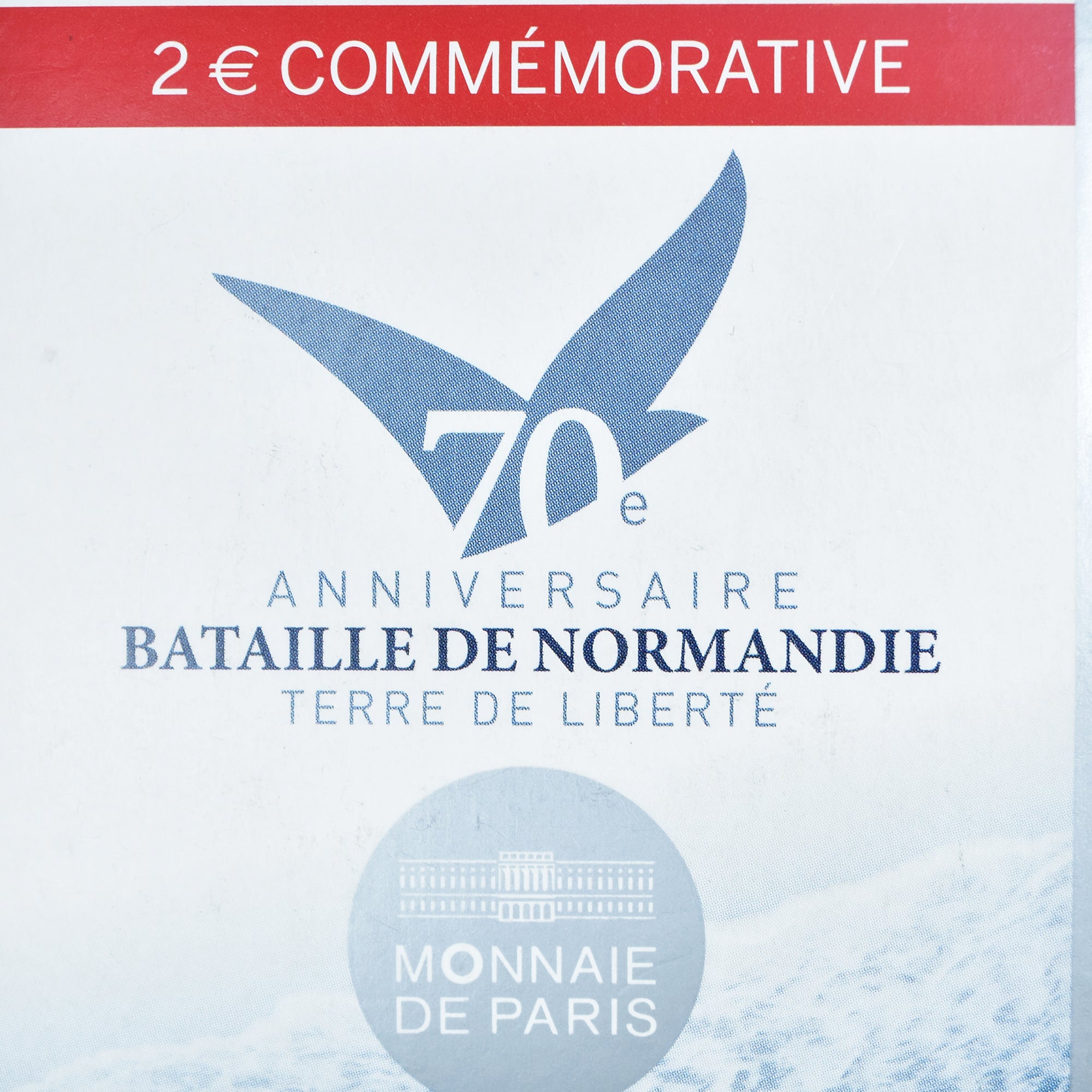 France, 2 Euro, 70è Anniversaire du Débarquement - D-Day, BE, 2014, MDP
