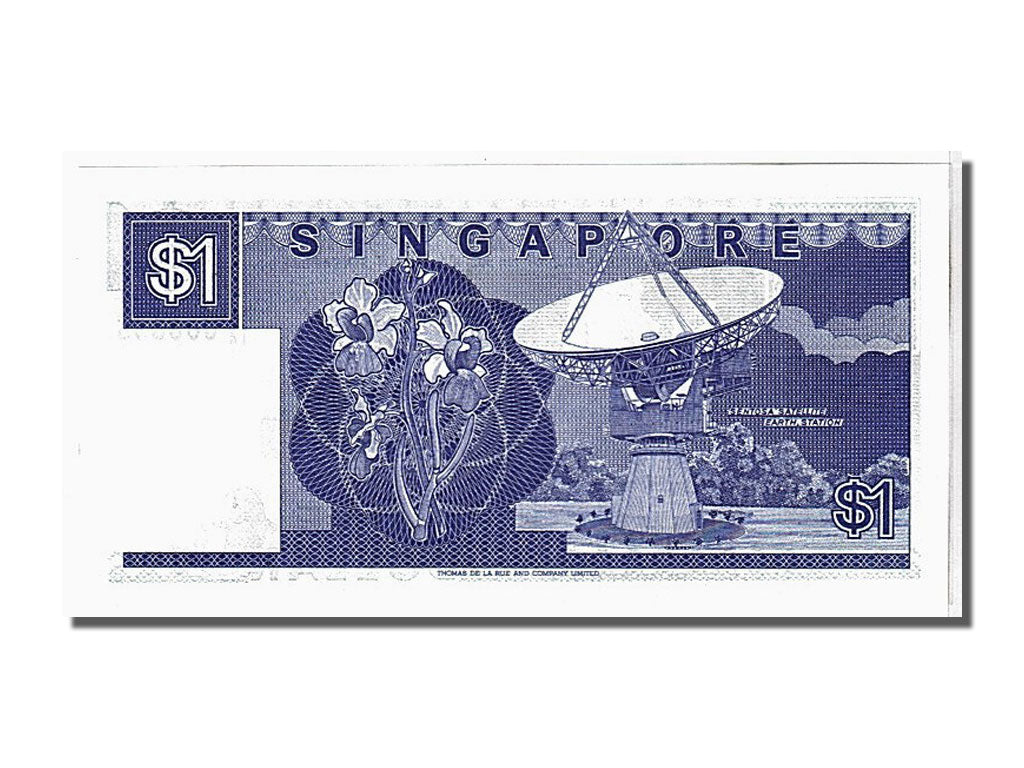 Geldschein, Singapur, 1 Dollar, 1987, KM:18a, UNZ