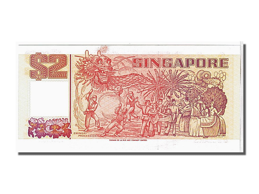 Banknot, Singapur, 2 Dollars, 1990, UNC(65-70)