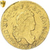 France, Louis XV, Louis d'or de Béarn aux 2 L, 1723, Pau, flan neuf, pedigree