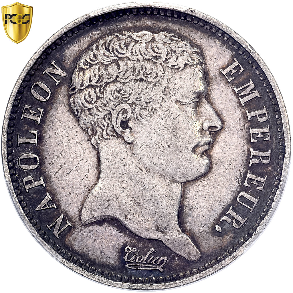 Francia, Napoleon I, 2 Francs, 1807, Paris, Pedigree, Plata, PCGS, AU53