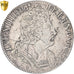 Francja, Louis XIV, Écu aux 8L, 2e type, portrait hybride, 1709, Bayonne