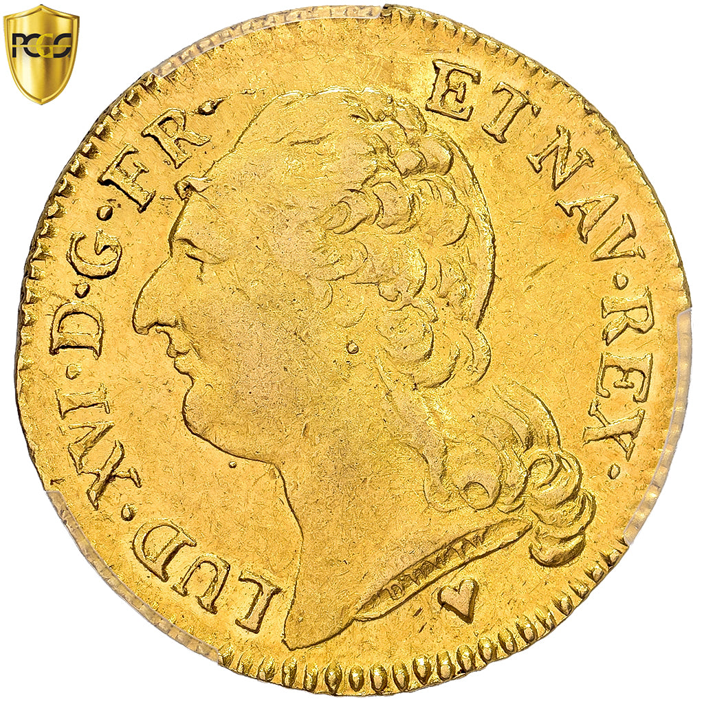 França, Louis XVI, Louis d'or à la tête nue, 