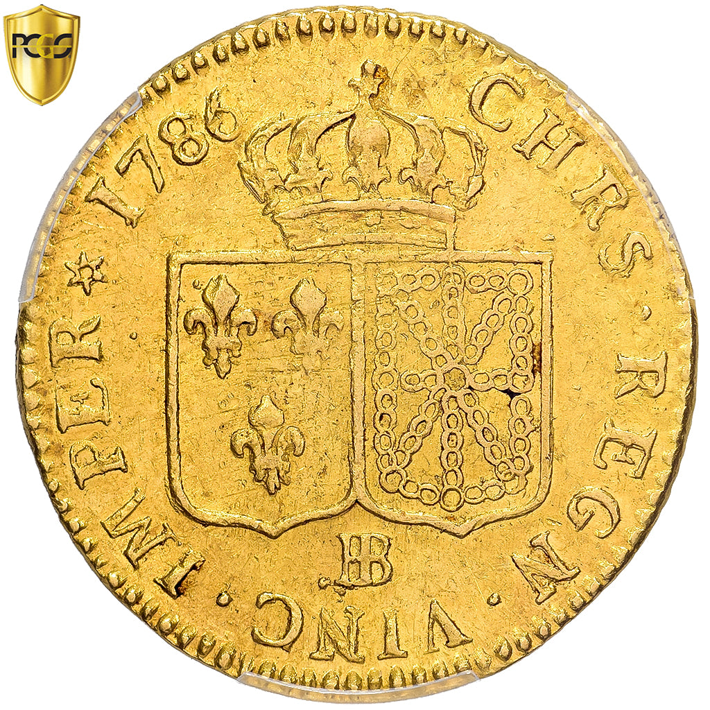 França, Louis XVI, Louis d'or à la tête nue, 