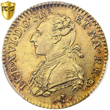 Francia, Louis XVI, Louis d'or de Béarn au buste habillé, 1776, Pau, Pedigree