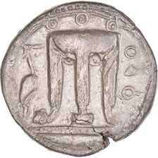 Moneda, Bruttium, Stater, 480-430 BC, Kroton, BC+, Plata, HN Italy:2102