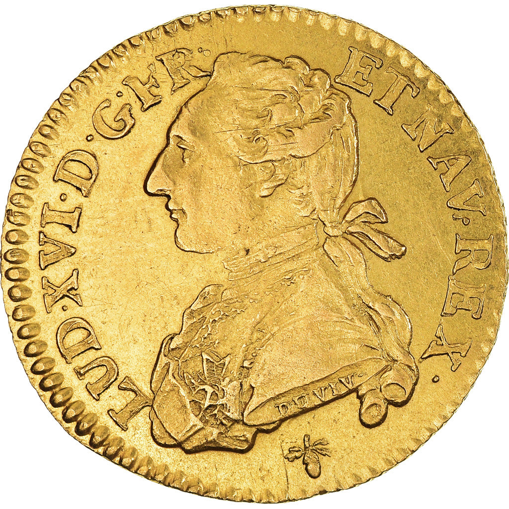 France, Louis XVI, Louis d'or au buste habillé, 1776, La Rochelle, Pedigree