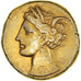 Zeugitana, Stater, 320-310 BC, Carthage, Electrum, EF(40-45)