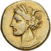 Zeugitana, Statère, 320-310 BC, Carthage, Electrum, TTB