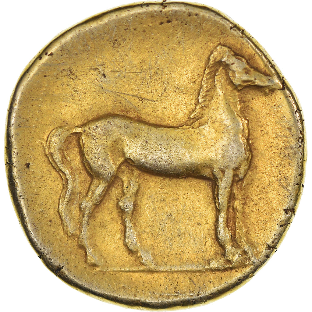 Zeugitana, Stater, 320-310 BC, Carthage, Electrum, EF(40-45)