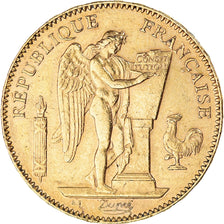 Francja, 50 Francs, Génie, 1896, Paris, Pedigree, Złoto, PCGS, Cleaned Au