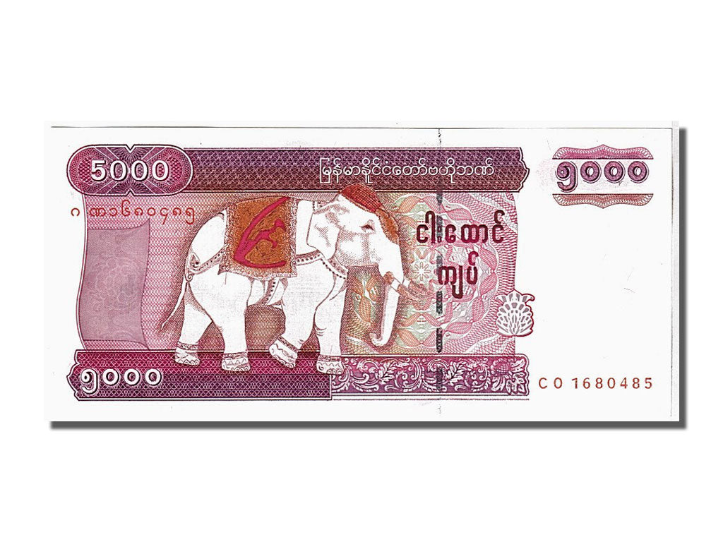 Banknote, Myanmar, 5000 Kyats, 2009, KM:81, UNC(65-70)
