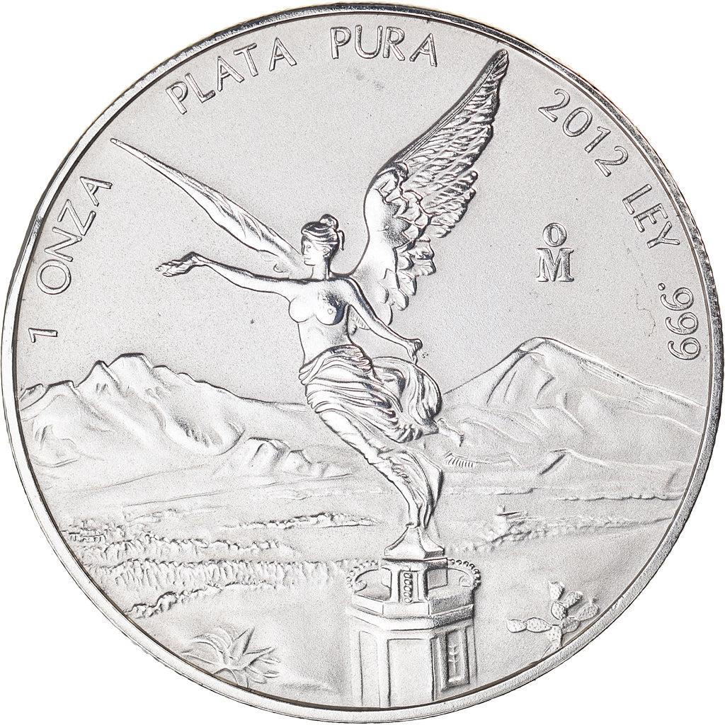 Münze, Mexiko, Onza, Troy Ounce of Silver, 2012, Mexico City, STGL, Silber