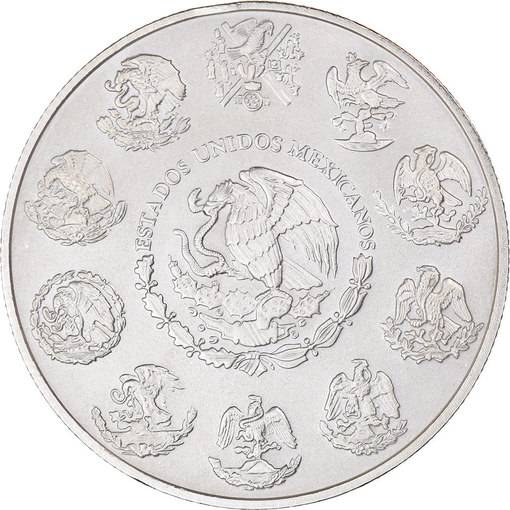 Monnaie, Mexique, Onza, Troy Ounce of Silver, 2012, Mexico City, FDC, Argent