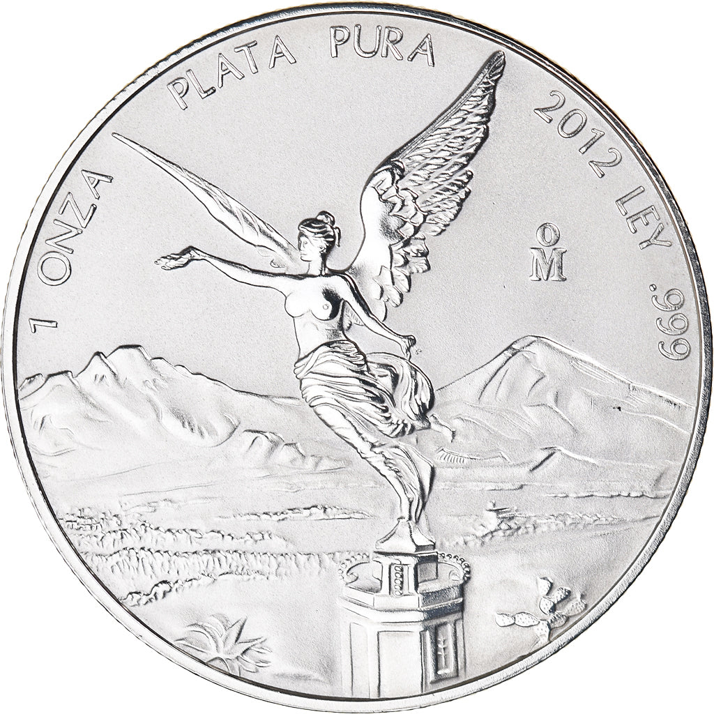 Münze, Mexiko, Onza, Troy Ounce of Silver, 2012, Mexico City, STGL, Silber