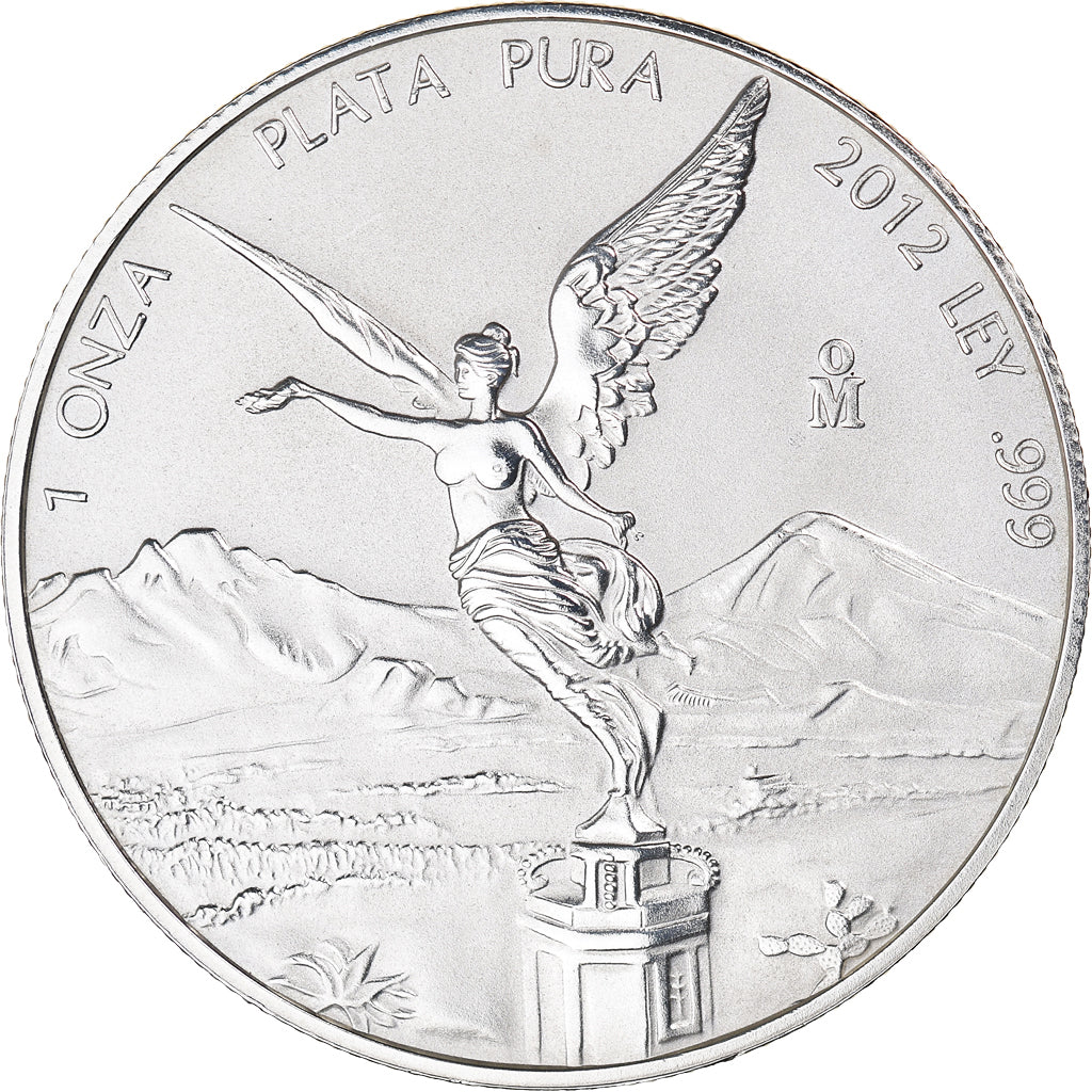 Monnaie, Mexique, Onza, Troy Ounce of Silver, 2012, Mexico City, FDC, Argent