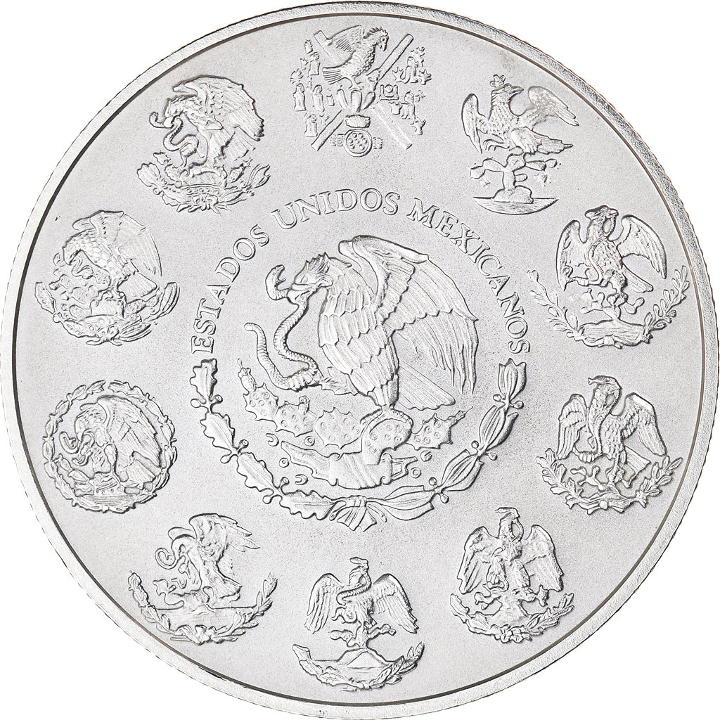 Monnaie, Mexique, Onza, Troy Ounce of Silver, 2012, Mexico City, FDC, Argent