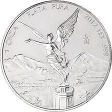Moneta, Messico, Onza, Troy Ounce of Silver, 2012, Mexico City, FDC, Argento