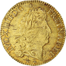 Monnaie, France, Louis XIV, Louis d'or de Béarn à l'écu, 1690, Pau