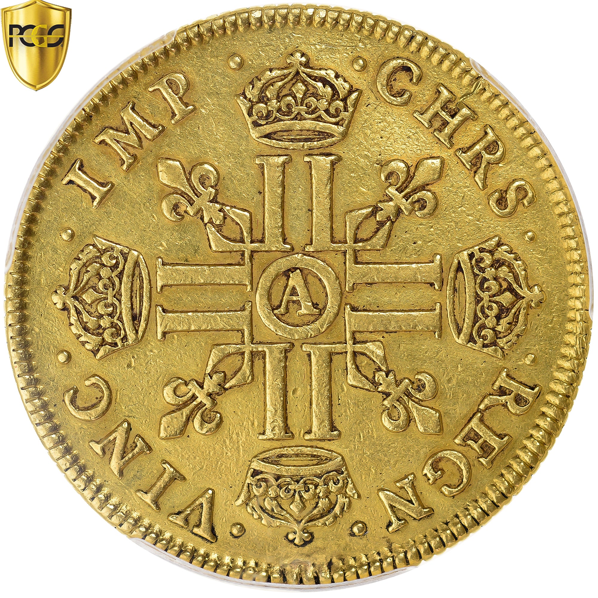 France, Louis XIII, 40 Livres dit 4 Louis d'or, 1640, Paris, Pedigree, Gold