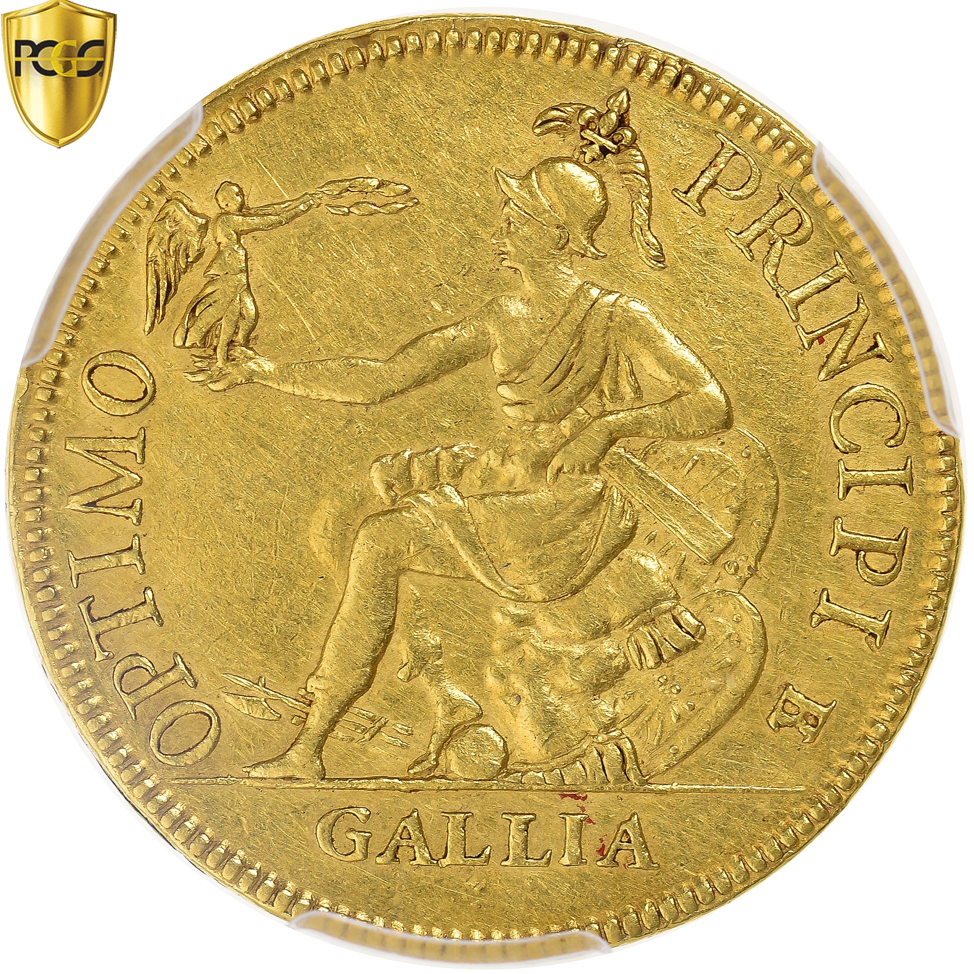 France, Henri II, Double henri d'or à la Gallia, ND (1554), Paris, Pedigree