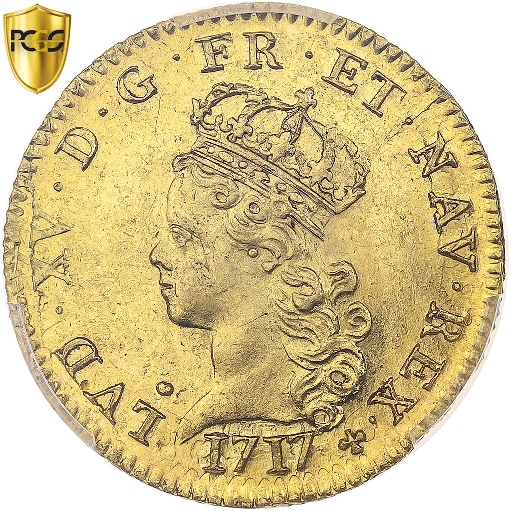 Frankreich, Louis XV, 1/2 louis d'or de Noailles, 1717, Paris, Pedigree, Gold