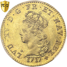 Frankreich, Louis XV, 1/2 louis d'or de Noailles, 1717, Paris, Pedigree, Gold