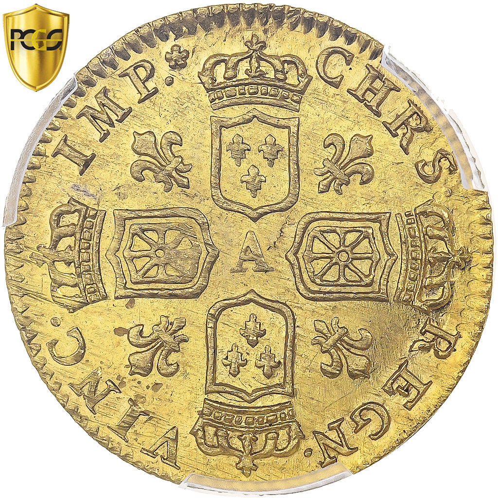 Frankreich, Louis XV, 1/2 louis d'or de Noailles, 1717, Paris, Pedigree, Gold