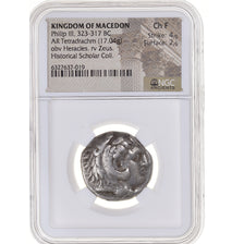 Moeda, Reino da Macedónia, Philip III, Tetradrachm, 323-318/7 BC, Babylon