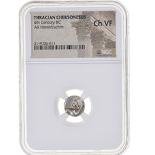 Coin, Thrace, Hemidrachm, 4th century BC, Chersonesos, graded, NGC, Ch VF