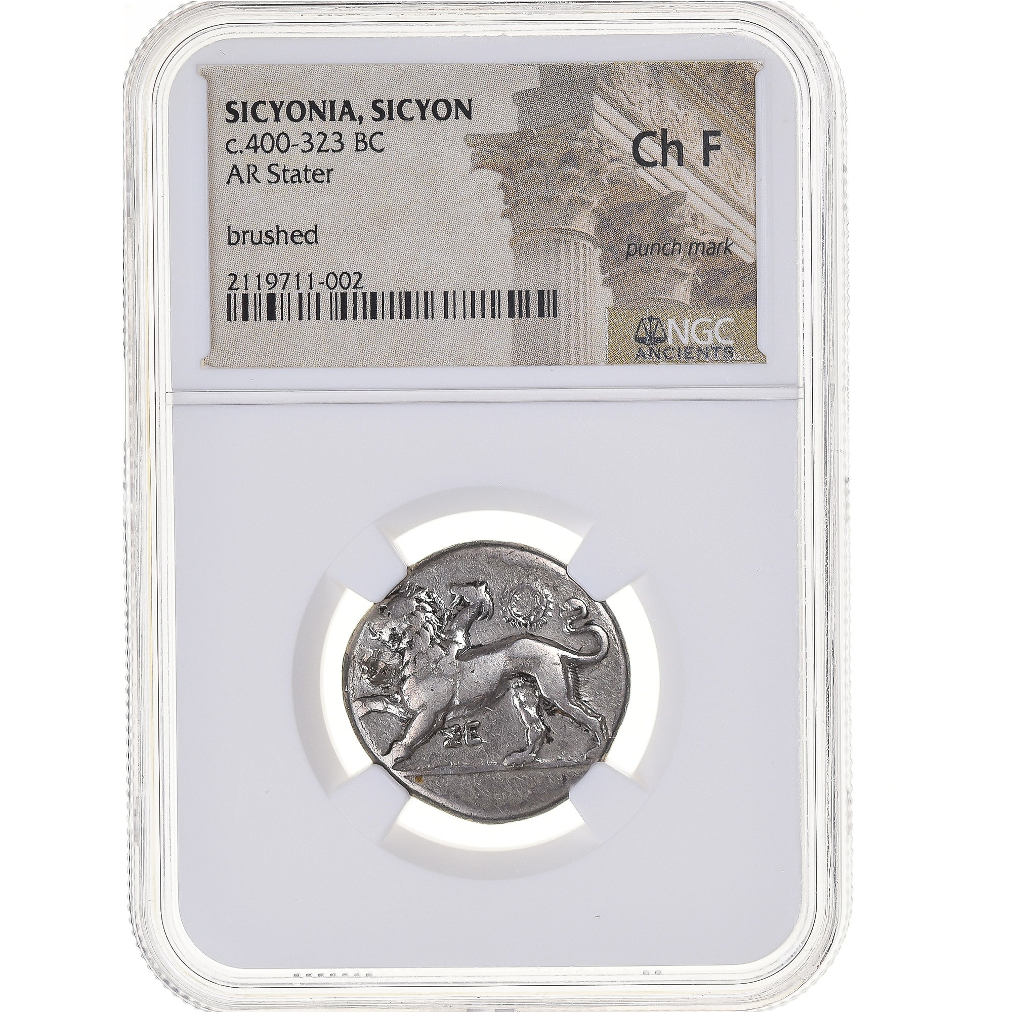 Sikyonie, Statère, ca. 400-323 BC, Sikyon, Argent, NGC, Ch F, HGC:5-201