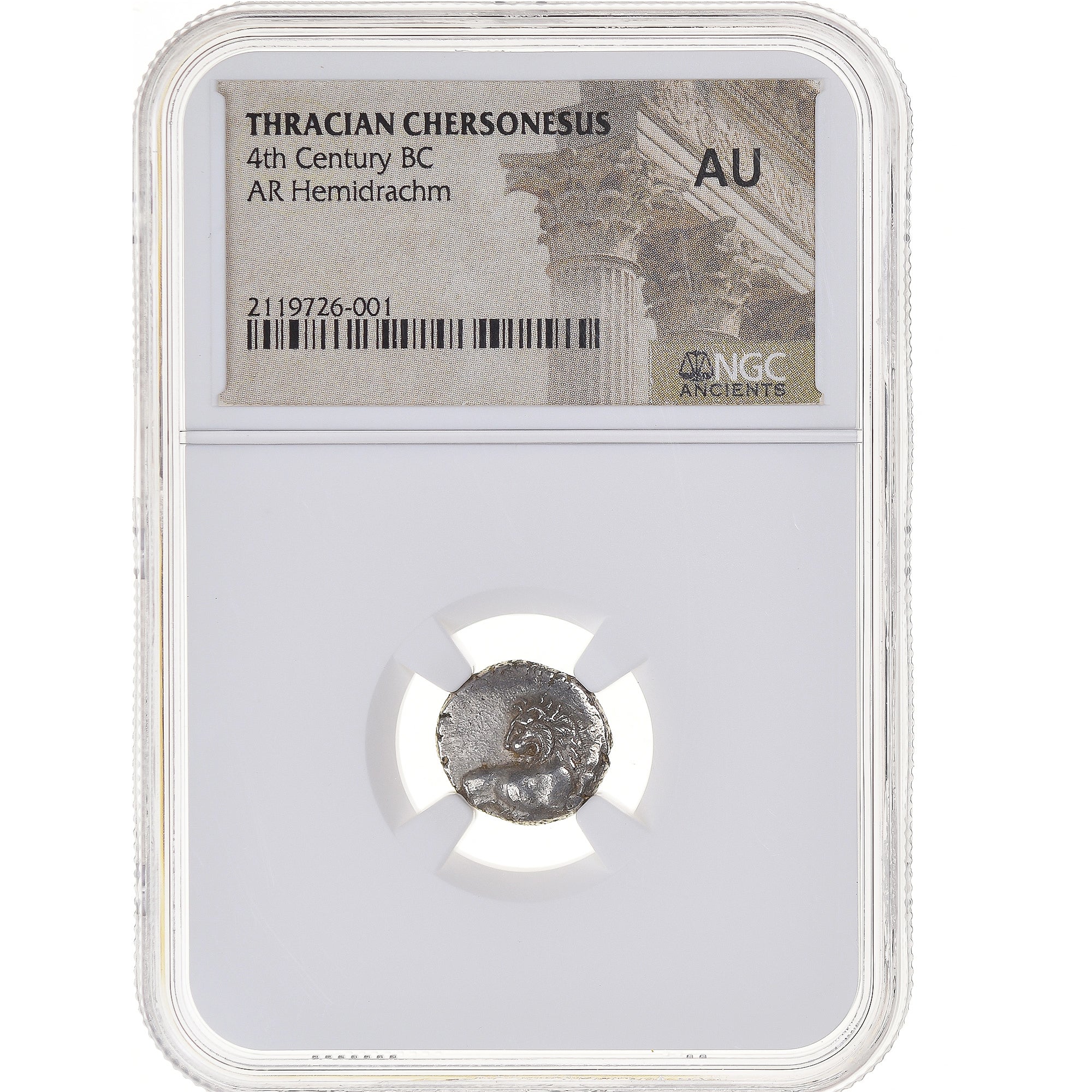 Munten, Thrace, Hemidrachm, ca. 480-350 BC, Chersonesos, Gegradeerd, NGC, AU