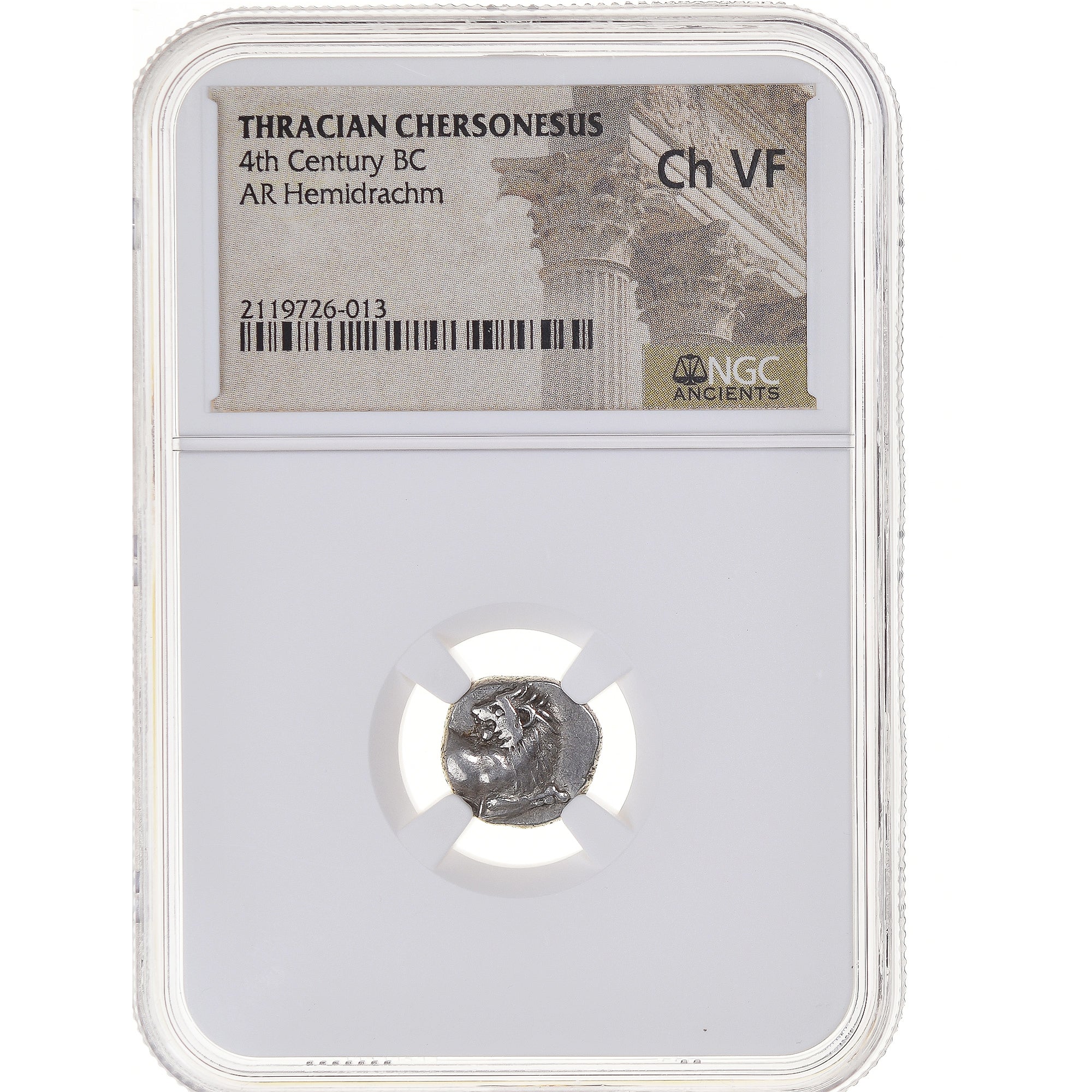 Moneta, Thrace, Hemidrachm, ca. 480-350 BC, Chersonesos, graded, NGC, VF, MB
